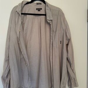 Eddie Bauer men’s striped 2XL button down
